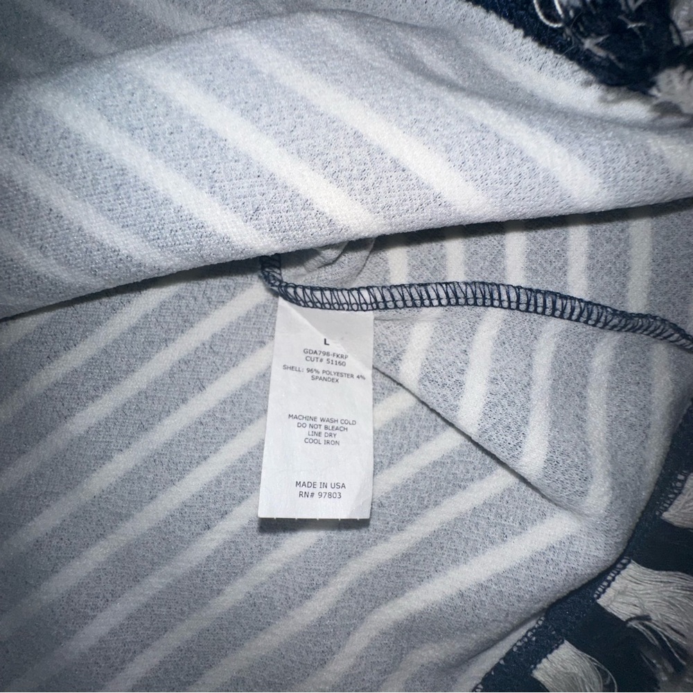 Adorable Blue and White Striped Sleeveless Dress by Green Envelope - NWT - Picture 7 of 8